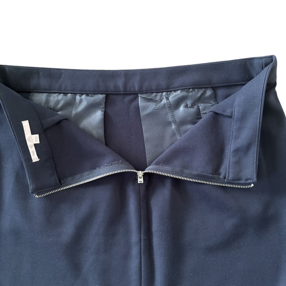 Gap Navy Heavy Knit Skirt with Front Zippers 10 - Picture 8 of 8